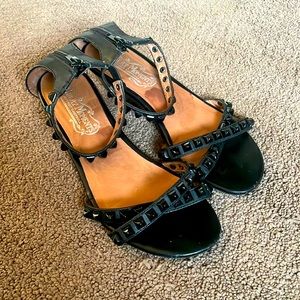 Jeffrey Campbell black sandals